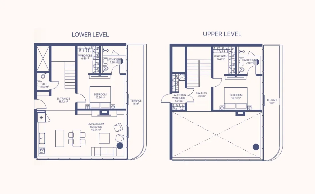 2-Bedroom Duplex