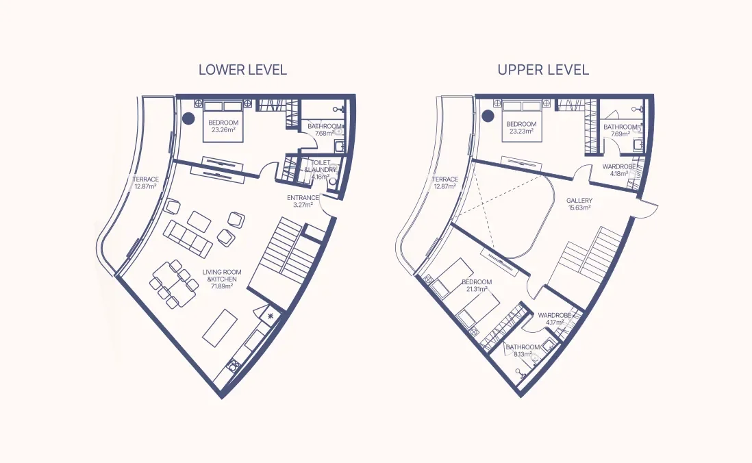 3-Bedroom Duplex