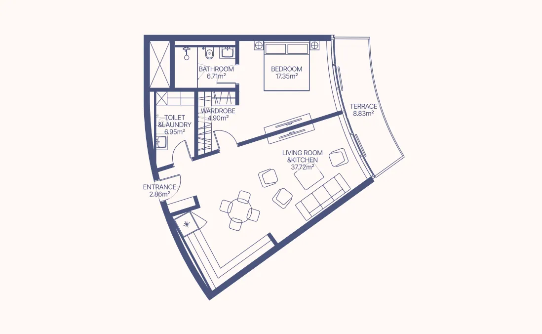 1-Bedroom Apartment